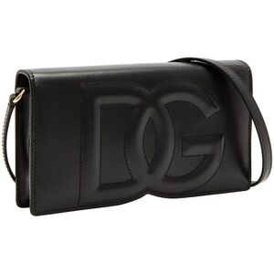 Dolce & Gabbana Black Leather Shoulder Bag